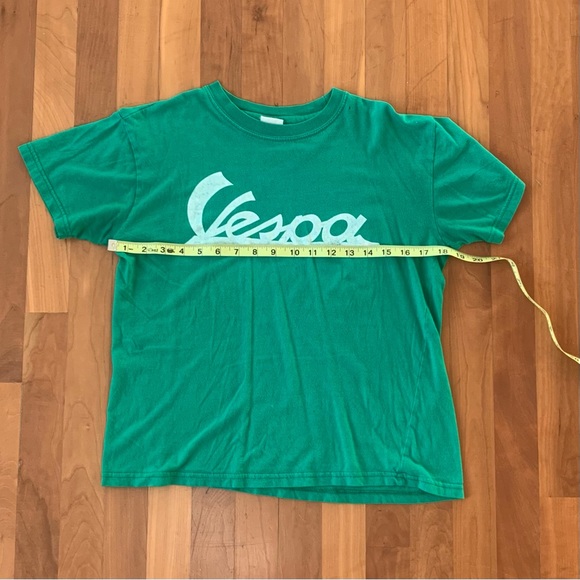 Green Vintage Vespa Tee - Picture 2 of 4